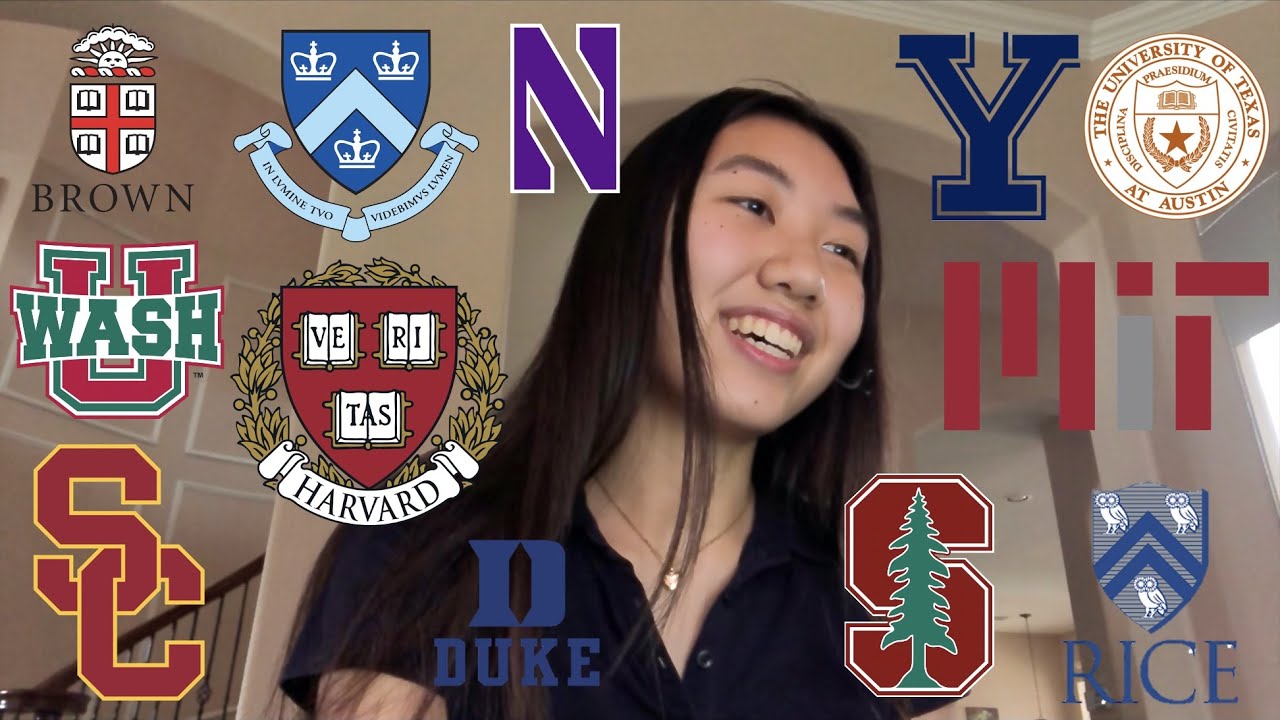 COLLEGE DECISION REACTIONS (IVYs, Stanford, MIT, WashU, UT Austin, USC, Rice, Northwestern)