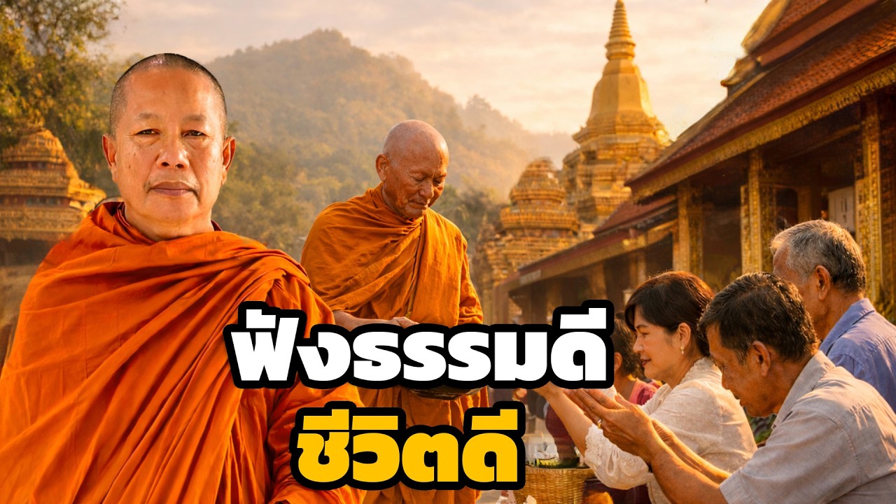 อานิสงส์จากการตั้งใจฟังธรรม  ธรรมะคลายทุกข์ พระมหาบุญช่วย ปัญญาวชิโร 6