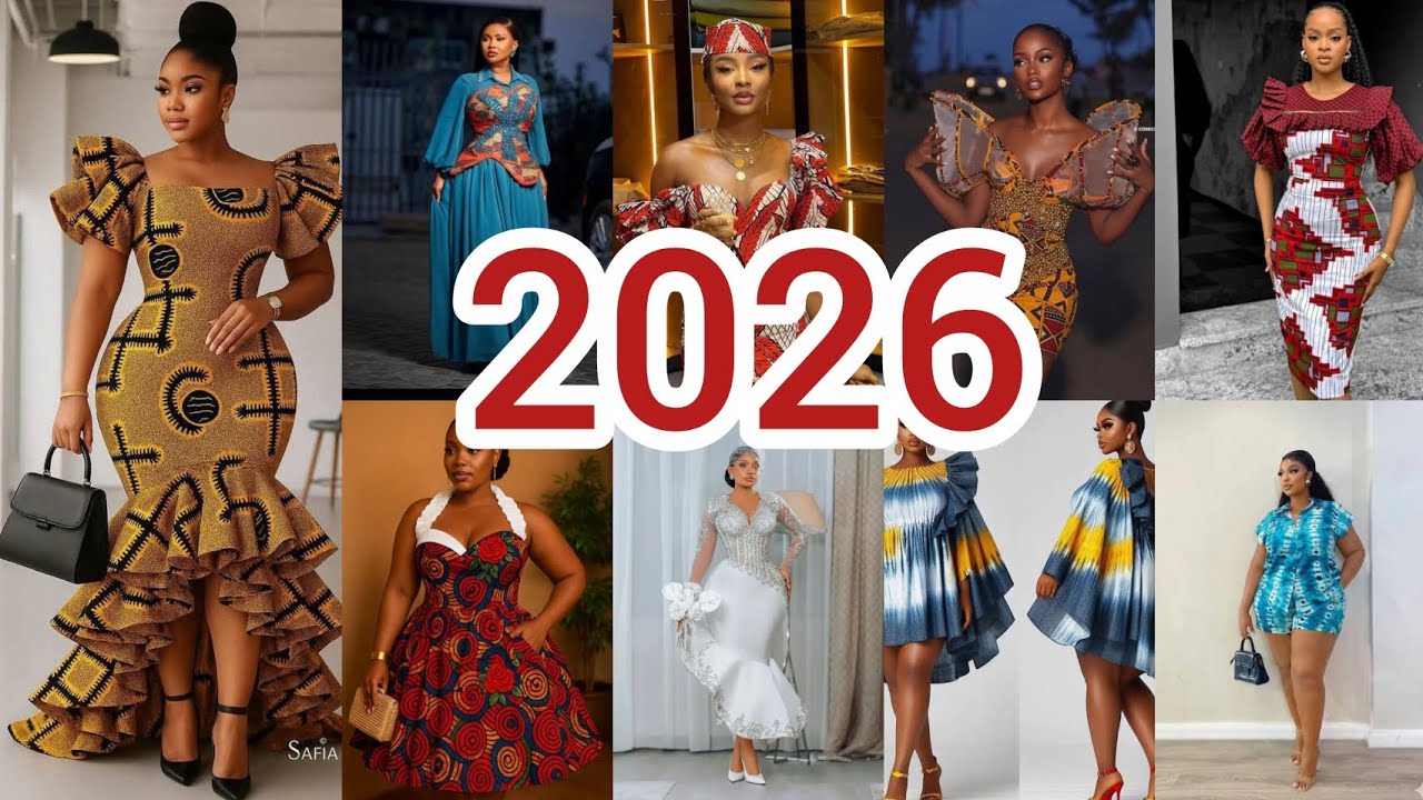 2026 TRENDY AND HOTTEST ANKARA GOWN -/ANKARA LONG & SHORT GOWN DESIGNS /TRENDING ANKARA STYLES