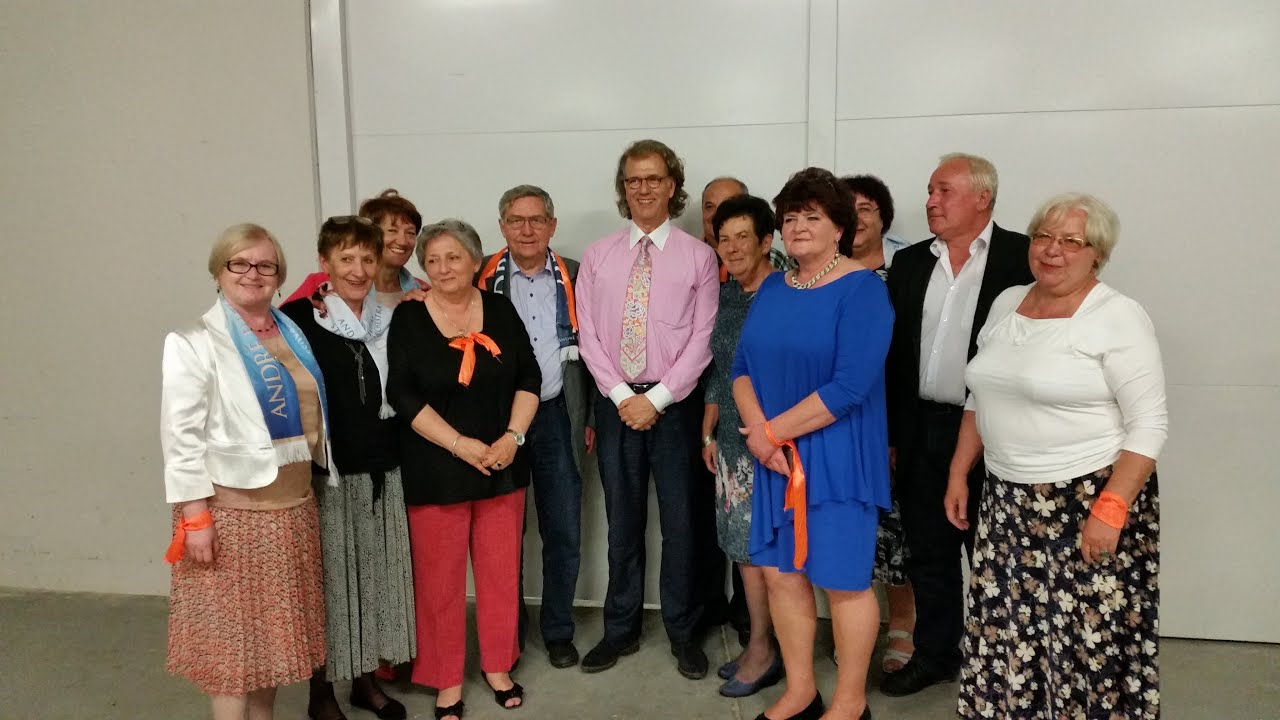 FanClub Andre Rieu  w Polsce. Zdjęcia ze spotkań w realu plus okolicznościowa piosenka fan&oacute;w Maestro