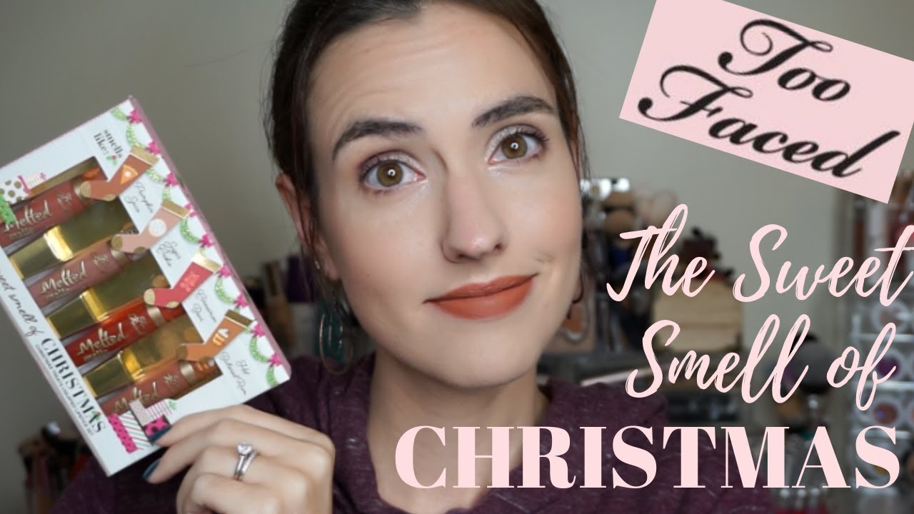 Too Faced Holiday The Sweet Smell of Christmas Mini Melted Mattes | Lip Swatches + Shade Comparisons