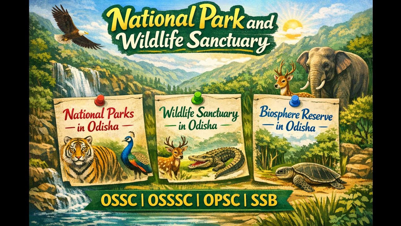 National park and wildlife sanctuary in odisha (part-1 )(Odisha geography ) #ossccgl #odishagk 