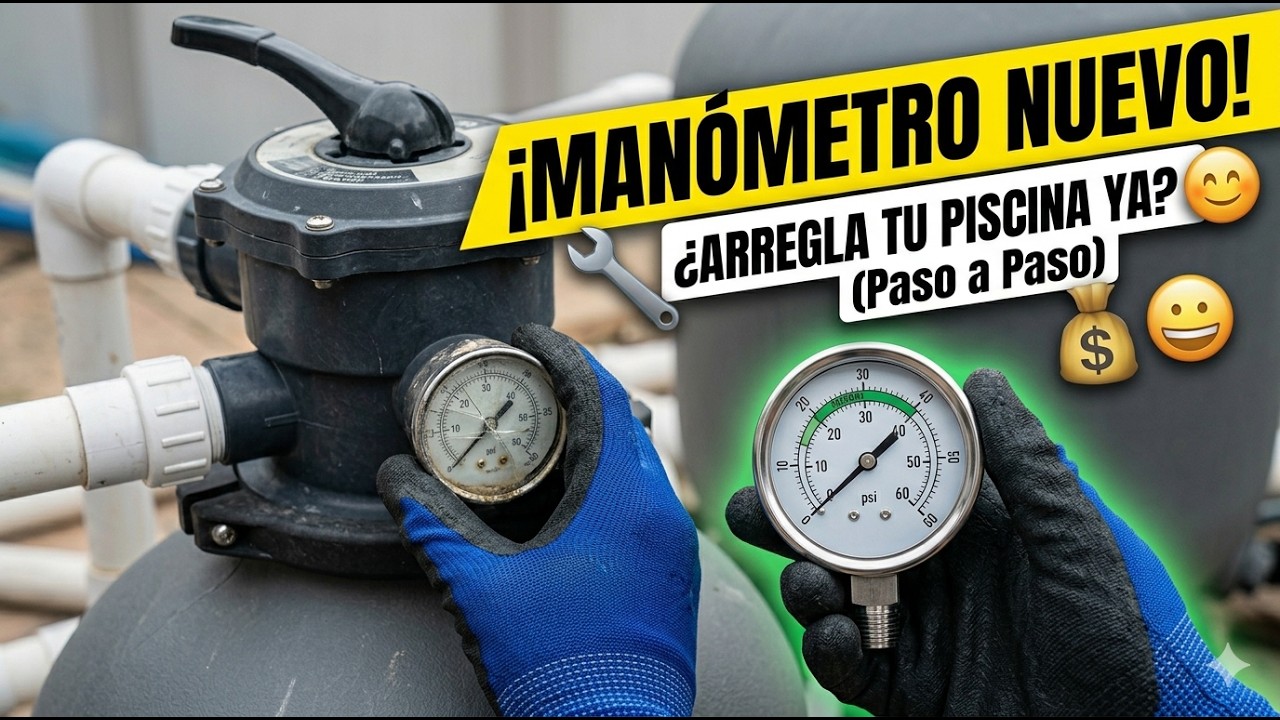Reemplaza el manómetro sin ser experto y ahorra dinero FACIL Y BARATO🔧