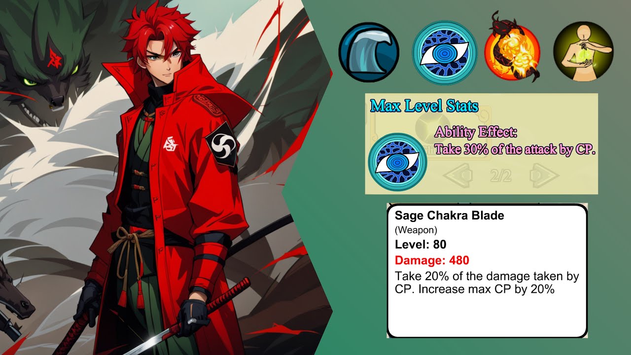 Shinobi Warfare PvP - 50% Damage Reduction with Rinne Sharingan