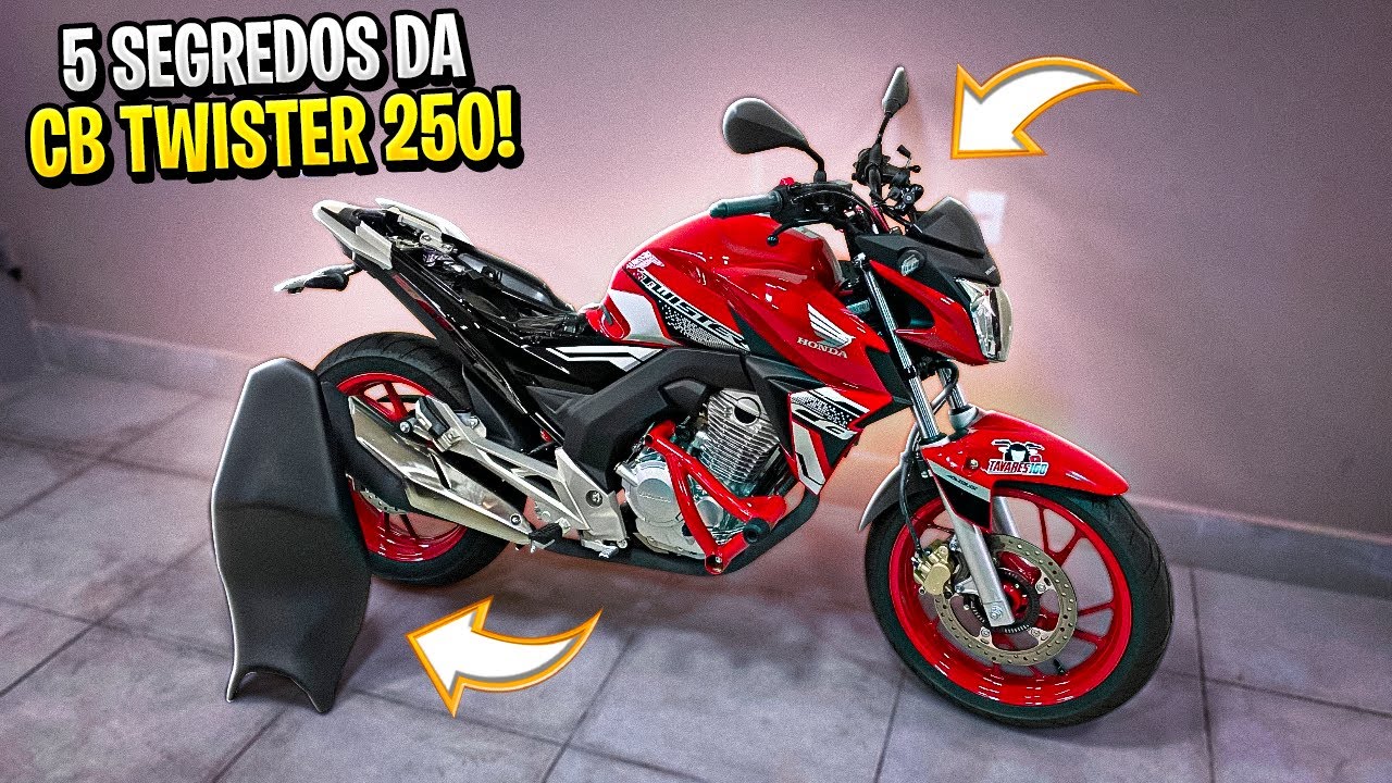 5 SEGREDOS NA CB TWISTER 250