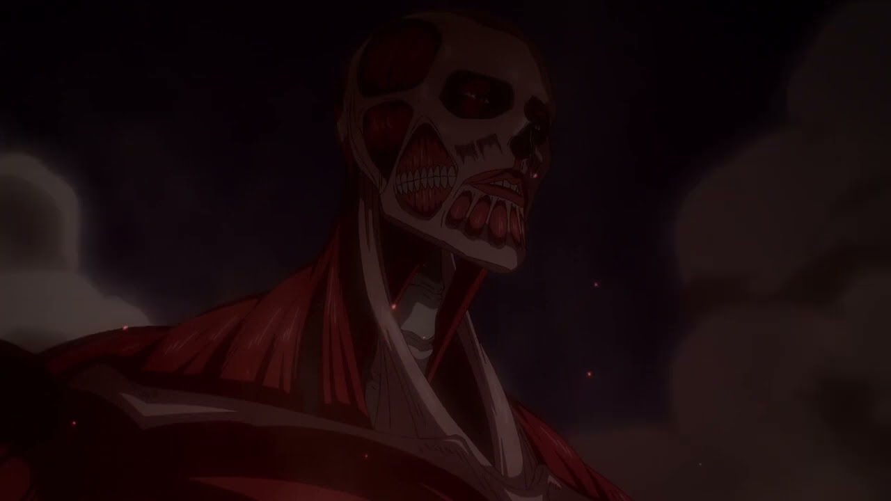Armin transforms into the Colossal Titan
