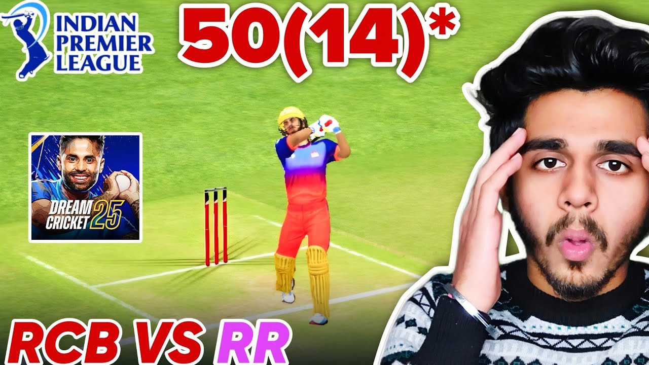 Playing for RCB in Dream Cricket 2025 🏏🔥 | IPL Journey Begins