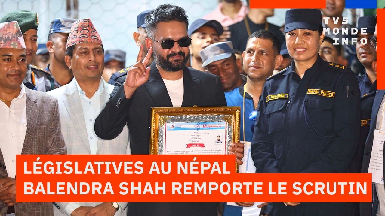 Népal : Le maire de Katmandou Balendra Shah remporte les législatives