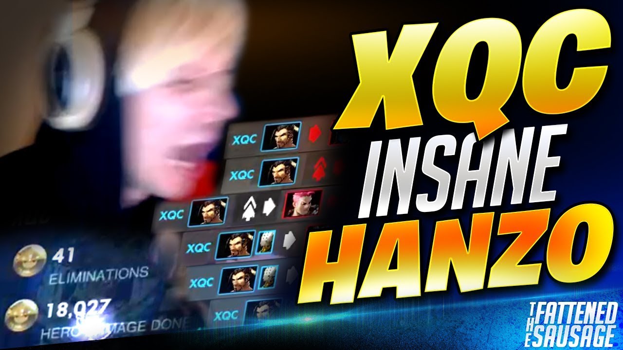 xQc Is Actually NUTS At Hanzo?! POPS OFF In Top 500 Game!