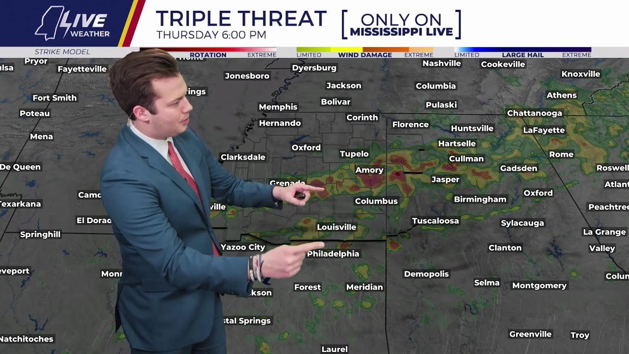 LIVE at 6: Matt is live in Pontotoc tracking storms moving in later this week