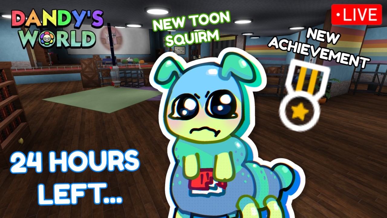 🔴 FINAL 24 HOURS UPDATE COUNTDOWN LIVE!!! PLAYING WITH VIEWERS! | DANDY'S WORLD 🌈🌼