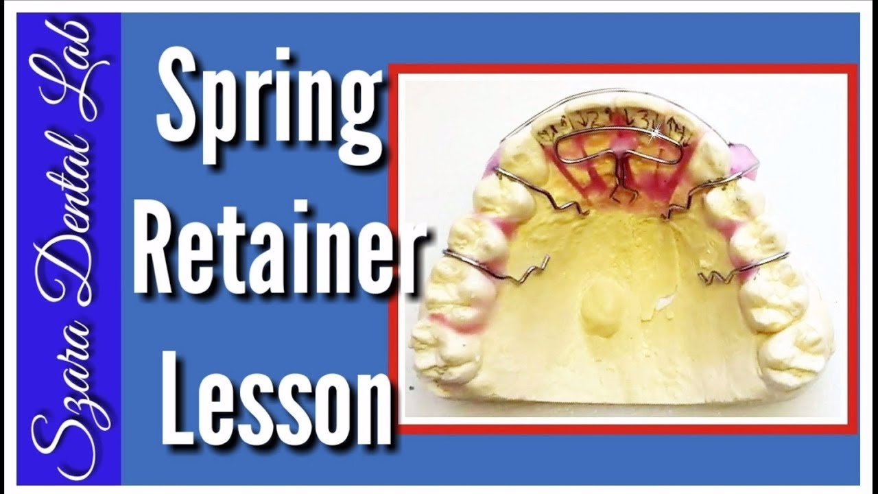 Ortho Spring Retainer lesson #3 of 4 (wire bending )