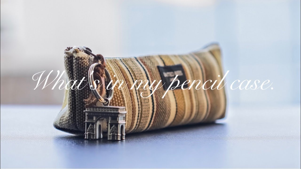 【筆箱紹介】文具好き大学生がユナイテッドビーズのボートペンケースで筆箱紹介。 What's in my pencil case. 1080p