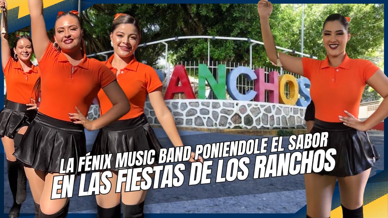 La Fénix Music Band poniendole sabor y alegría en las fiestas de San Antonio Los Rachos,Chalatenango