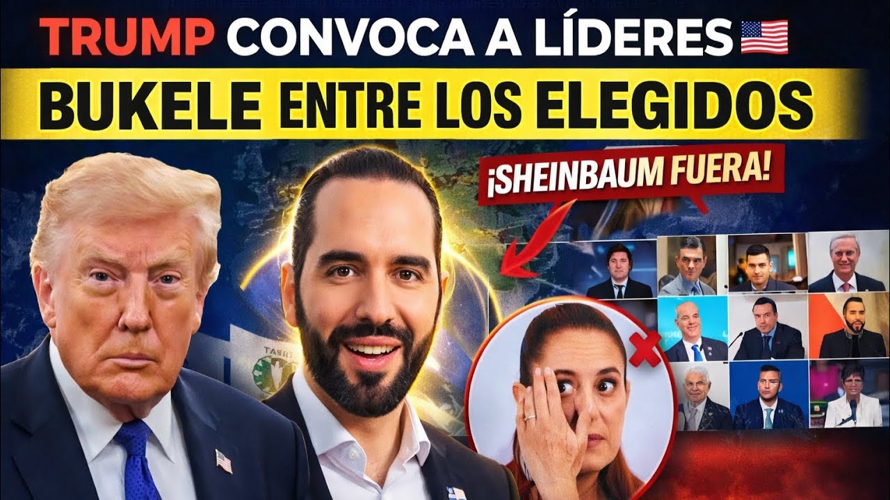 TRUMP EXCLUYE A LA IZQUIERDA 😳 Bukele llega a la Cumbre de Miami