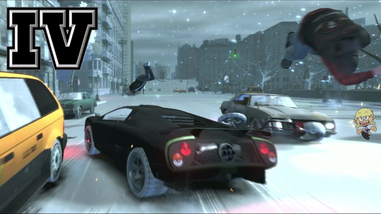 GTA IV - Crashes, Bailouts, Ragdolls & Fails Compilation #44 [1080p]