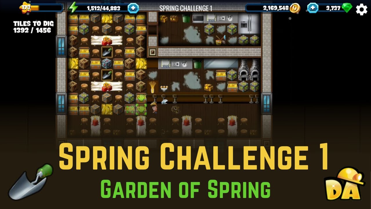 Spring Challenge 1 - Garden of Spring - Diggy's Adventure