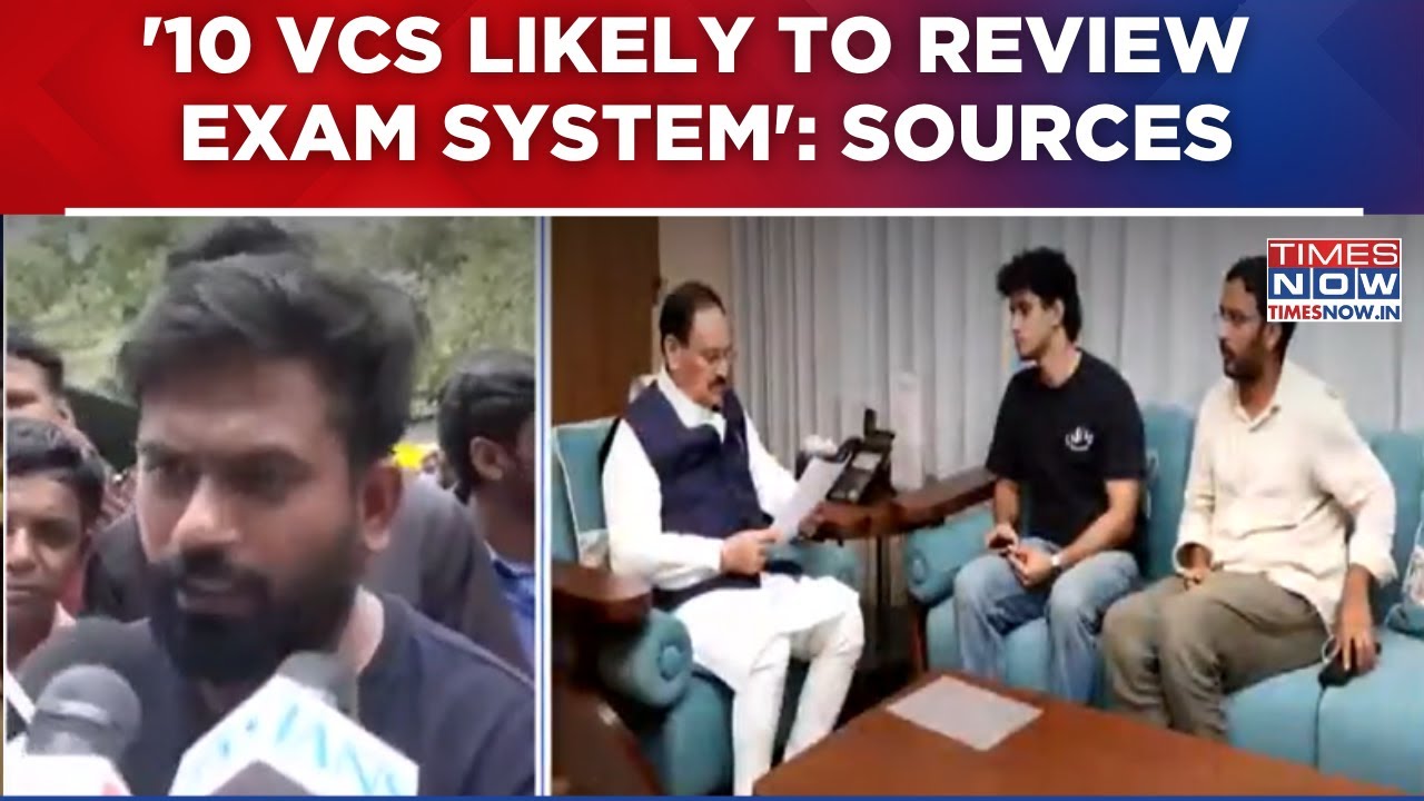 Centre Mulls High-Powered NEET Panel | 10 VCs Likely To Review Exam System: Sources | CJP Protest