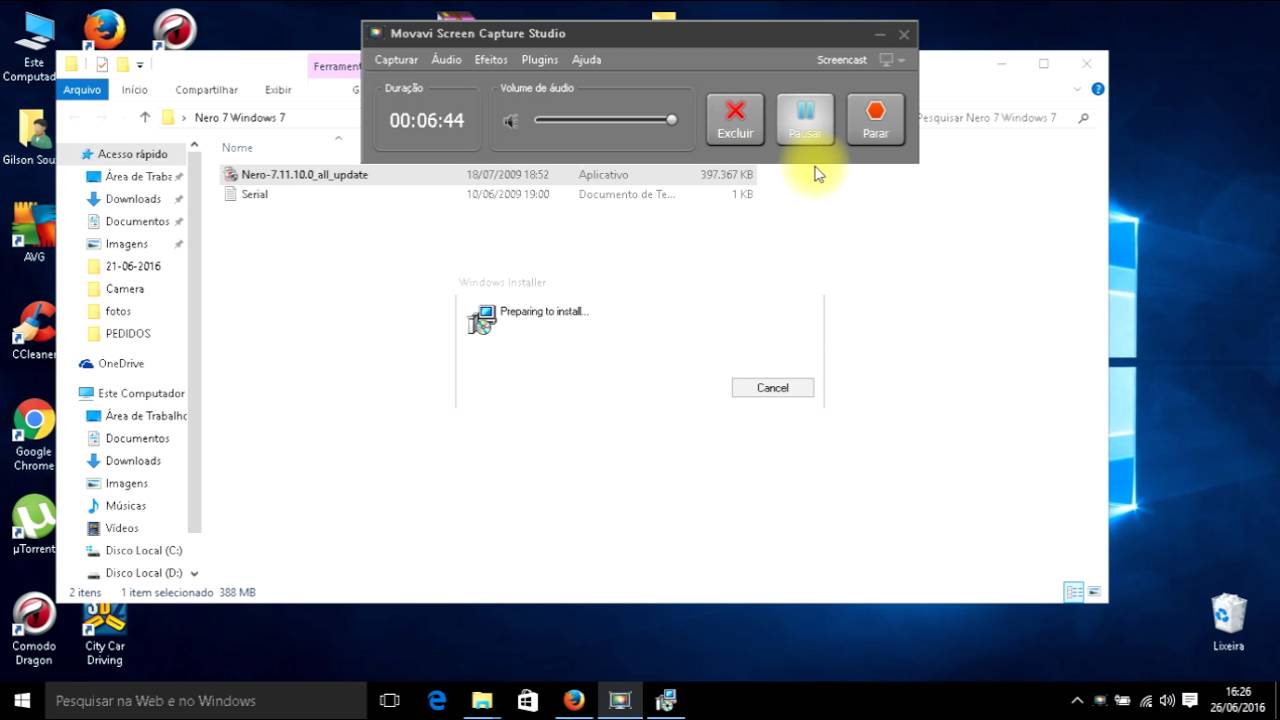 BAIXAR E INSTALAR NERO 7 + SERIAL