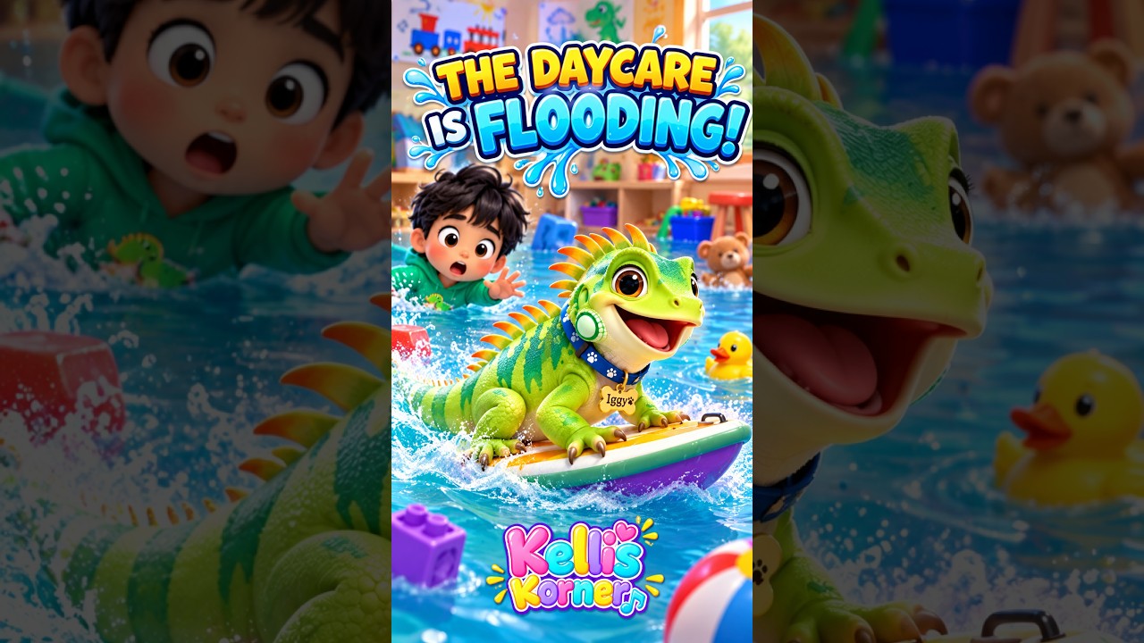 THE DAYCARE IS FLOODING! 🌊😱 | English | Kelli&rsquo;s Korner #Shorts