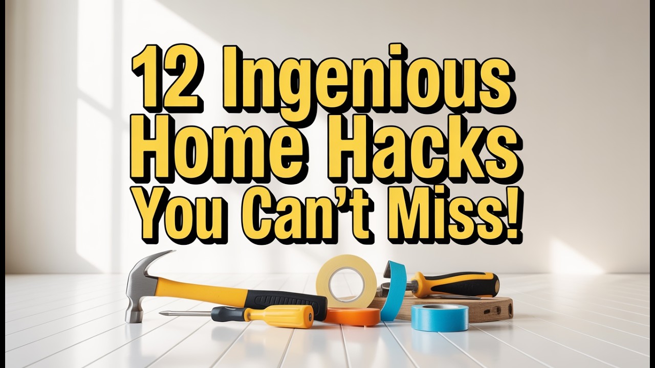 12 Ingenious Home Hacks You Can't Miss!
