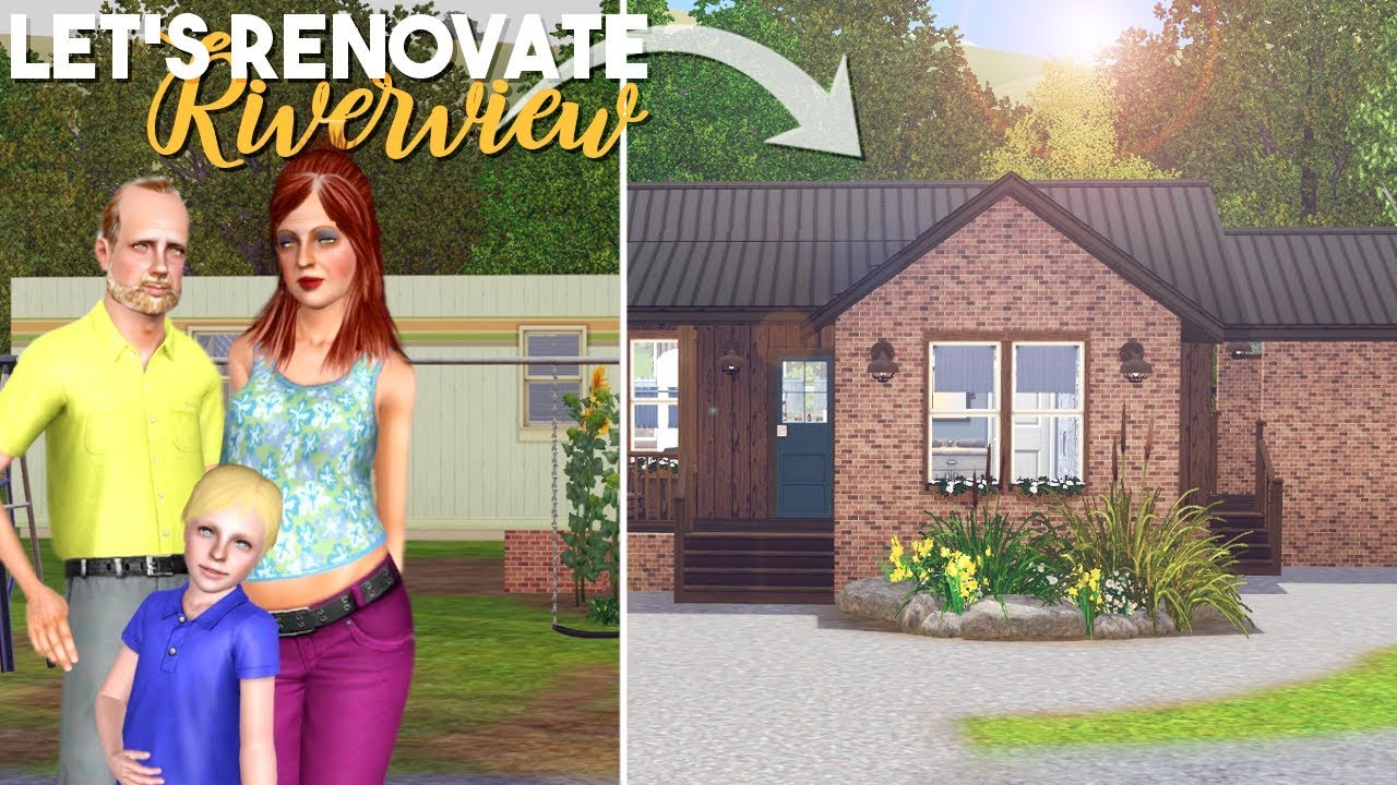 The Sims 3 |Let's Renovate: Riverview | Broke Family Compound [Part 1] 🏠🔨