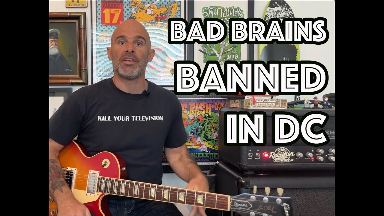 Banned In D.C. Bad Brains Guitar Lesson + Tutorial [WITH SOLO!]