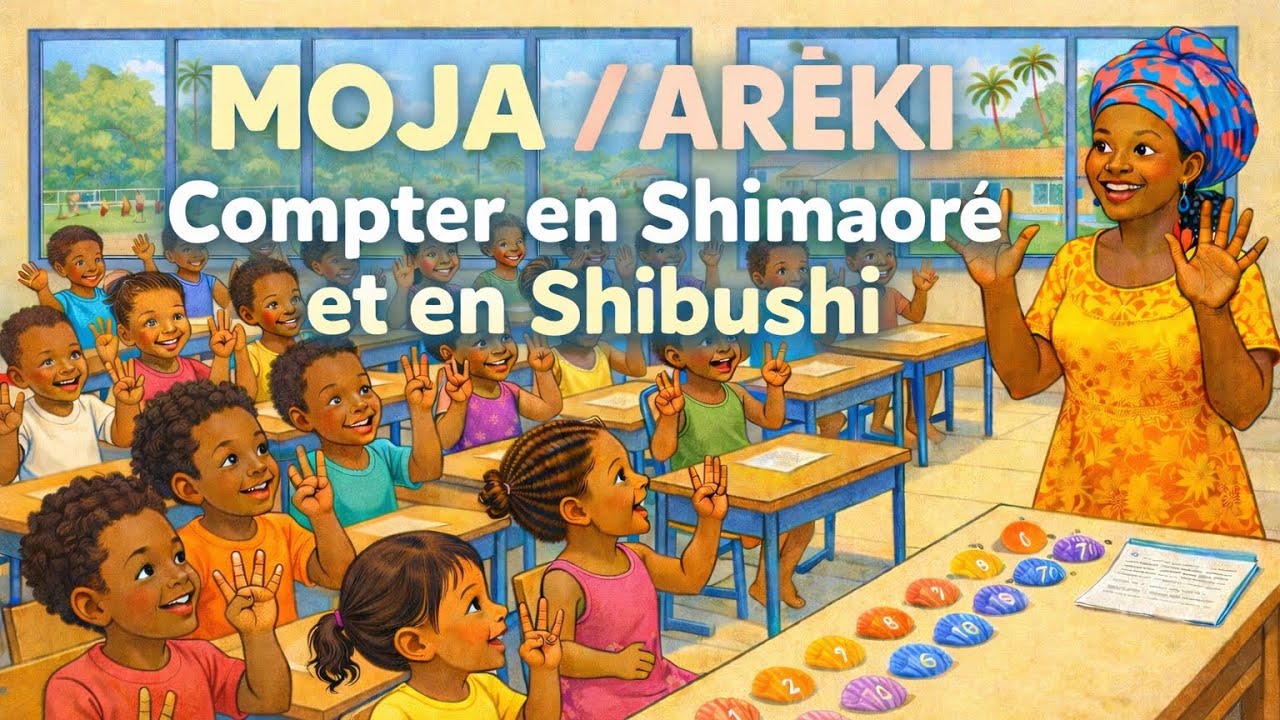 Moja / Areki - Paroles Karaoké (Comptine de Mayotte)