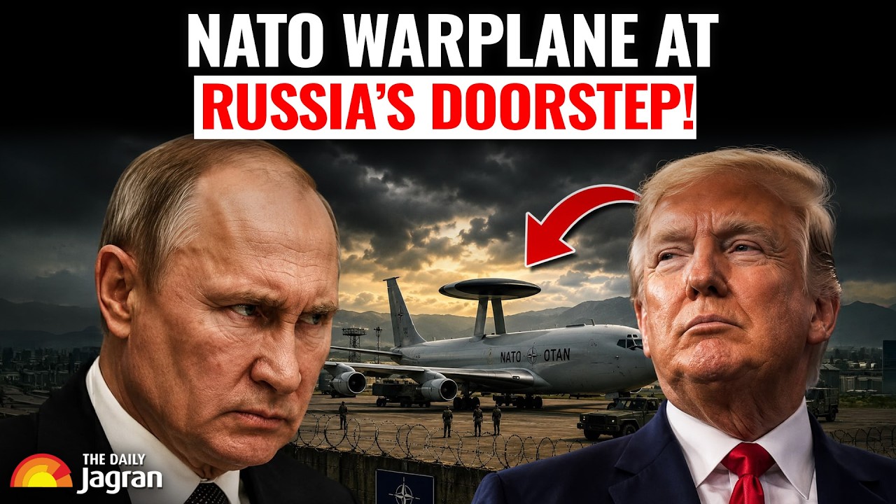 NATO-Russia War Now? NATO Spy Plane Lands Near Russian Border | The Daily Jagran