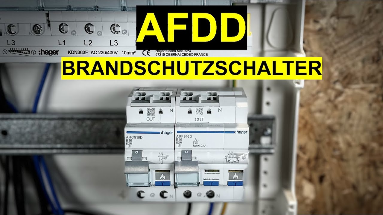 AFDD Brandschutzschalter Pflicht? Was sagt die Norm? Anwendungsfälle Hager AFDD FILS + Installation
