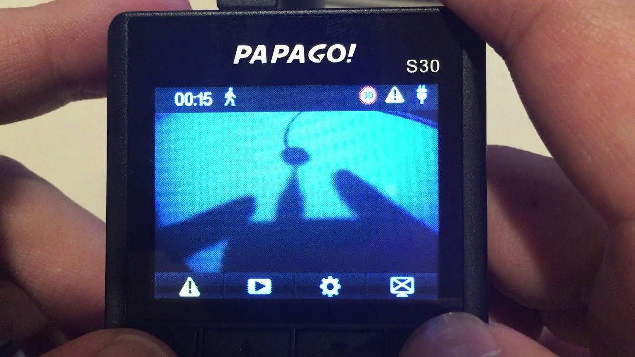 PAPAGO GoSafe S30 動体検知起動方法