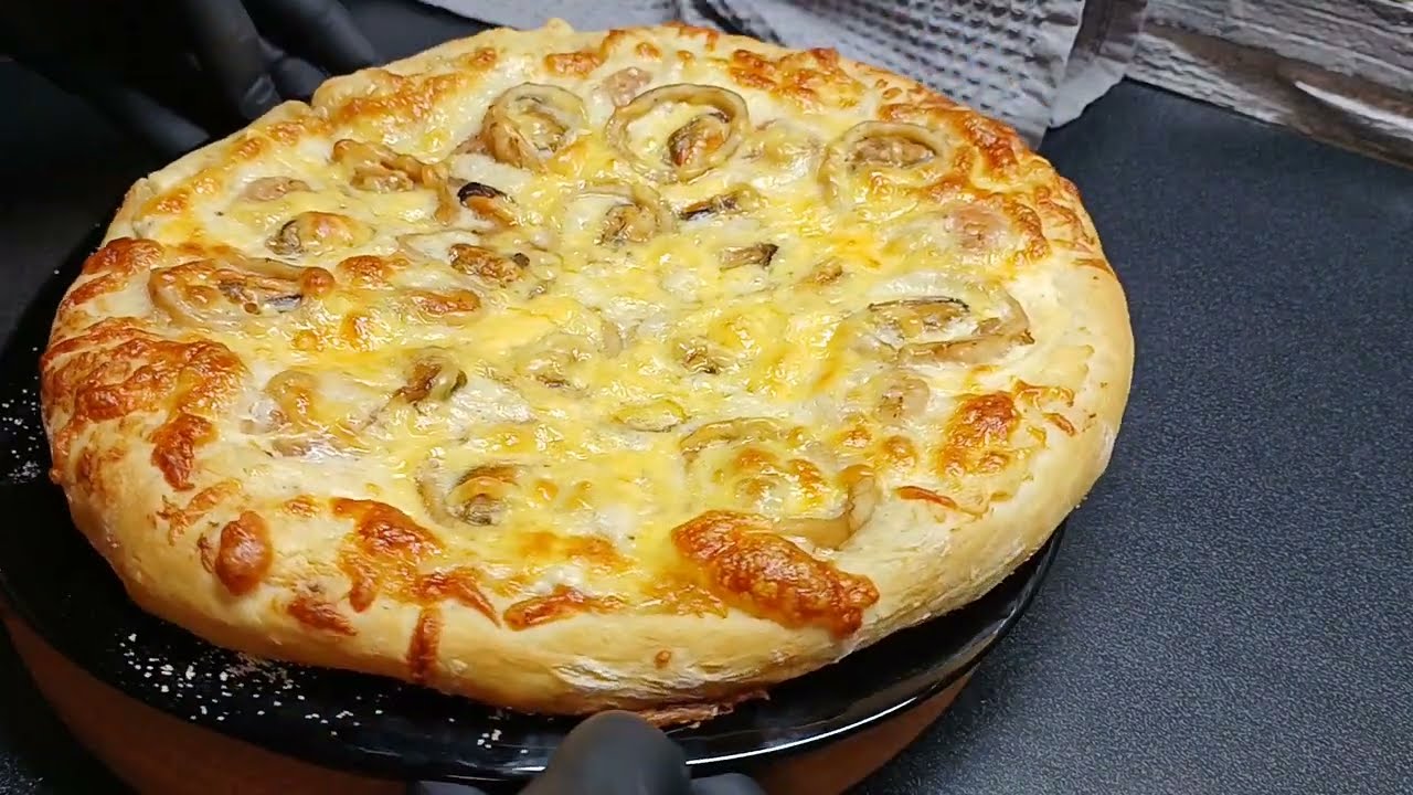 Пицца с морепродуктами