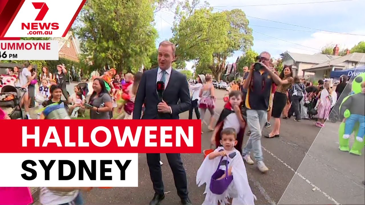 Sydney transforms for Halloween celebrations | 7NEWS
