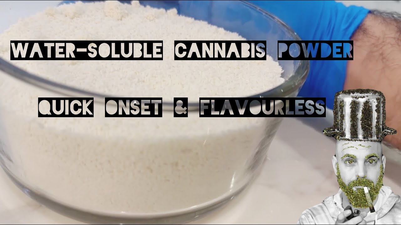 Making Water-Soluble Cannabis Powder - Homemade Cannabis Beverages #mocktailmagic