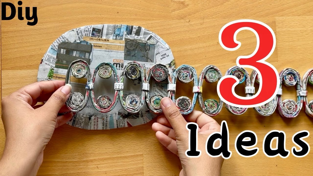 Unique Diy using Newspaper || Newspaper recycling ideas || Newspaper se bnaye basket