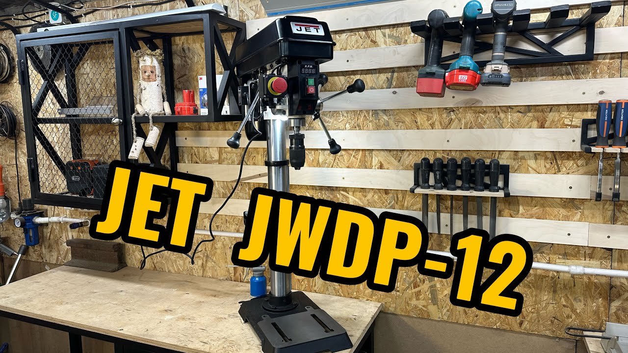 Сверлильный станок JET JWDP-12// распаковка, сборка, первый запуск// 