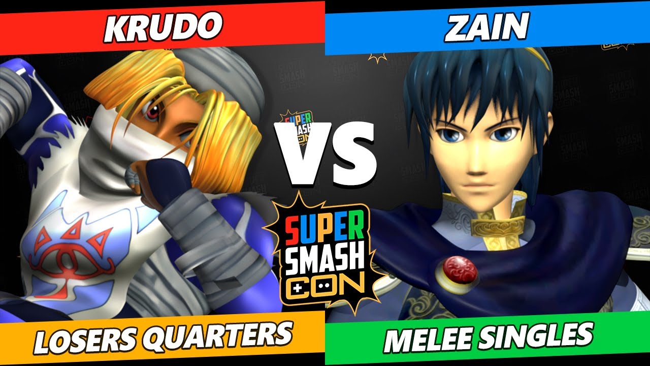 SSC 2022 Losers Quarters - Krudo (Sheik) Vs. Zain (Marth) Smash Melee Tournament