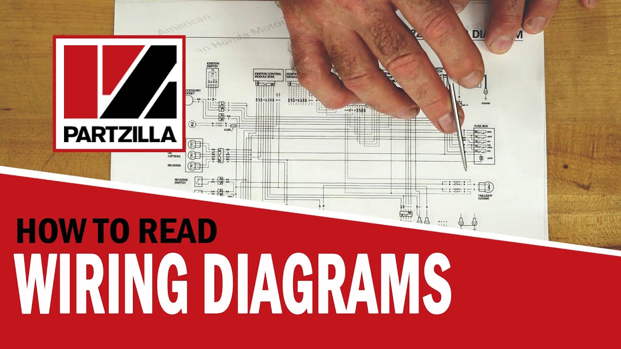 How to Read a Wiring Diagram | How to Read a Motorcycle Wiring Diagram | Honda TRX350 | Partzilla