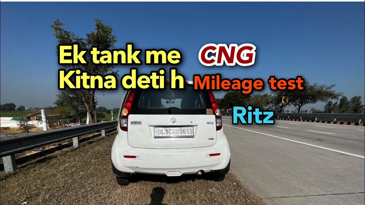 Shocking Result 😱 Ek Tank Me Kitna Deti Hai | My Ritz CNG Mileage Test | Rahul Mishra