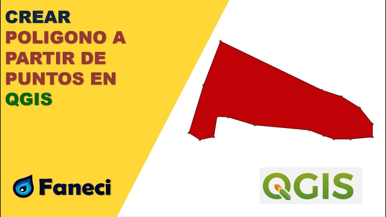 CREAR POLIGONO A PARTIR DE PUNTOS EN QGIS✅🌎