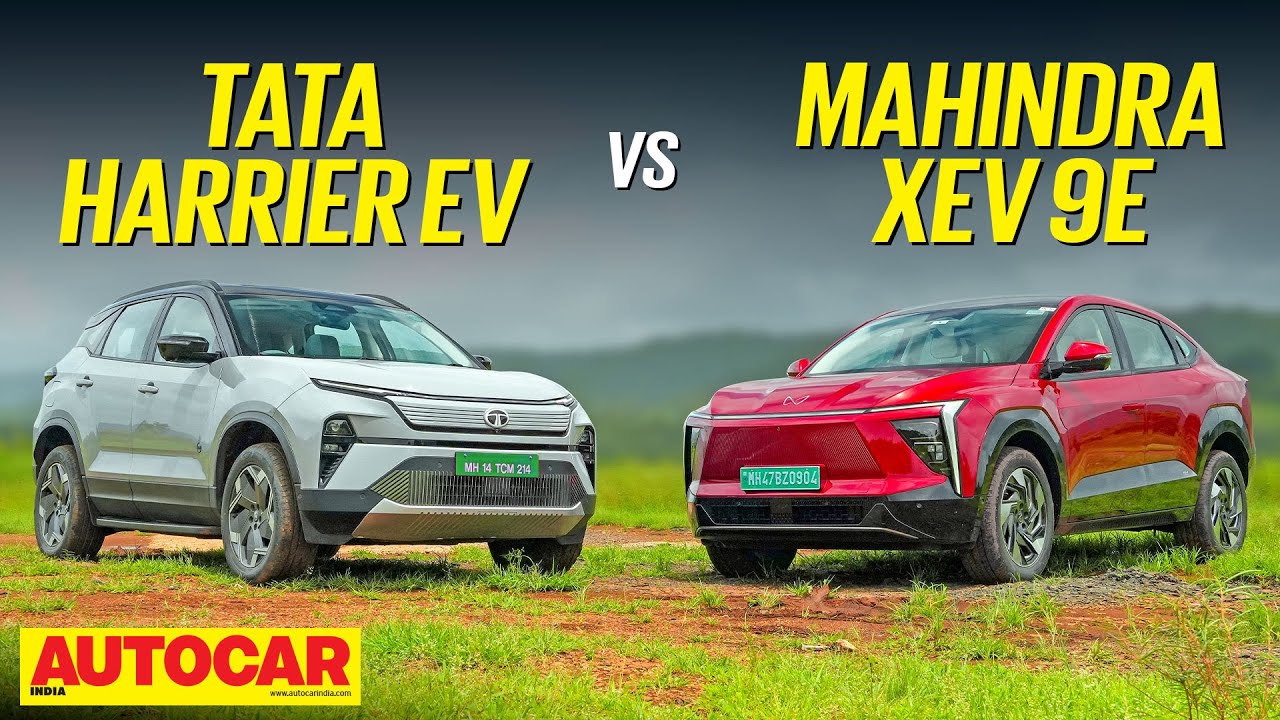 Tata Harrier EV против Mahindra XEV 9e — какой электрический внедорожник лучше за 30 лакхов рупий...