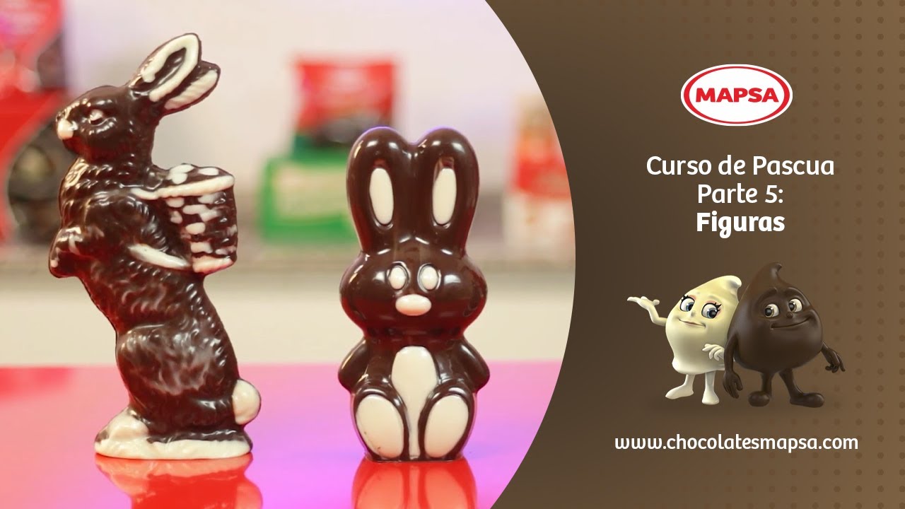 Curso de Pascua • Parte 5 - Figuras de Chocolate Rellenas