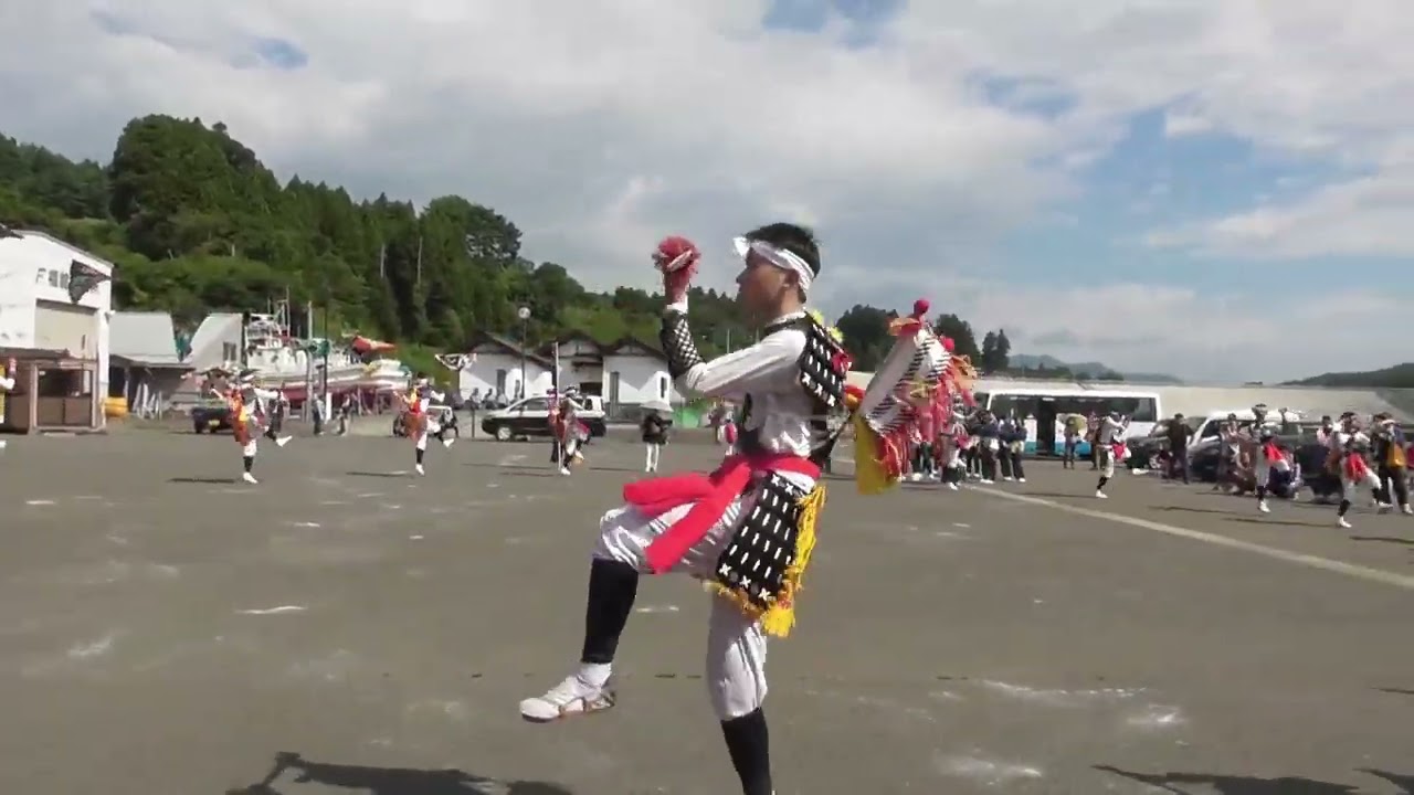 2025船越諏訪神社例大祭３ 山の内手踊り 山の内剣舞 荒神大神楽