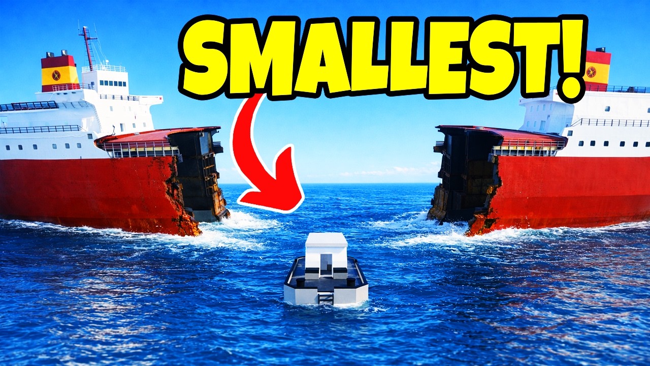SMALLEST Ship vs BIGGEST Ship… Which Survives Roblox