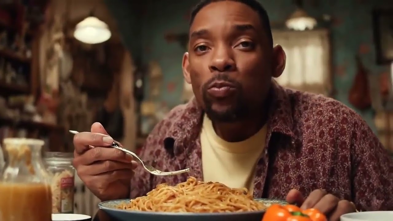 Will Smith eating spaghetti in 2025 - Veo 3