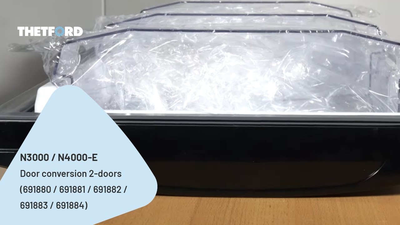 N3000/N4000 E | Door conversion - 2 doors | Absorption fridge | THETFORD repair instructions