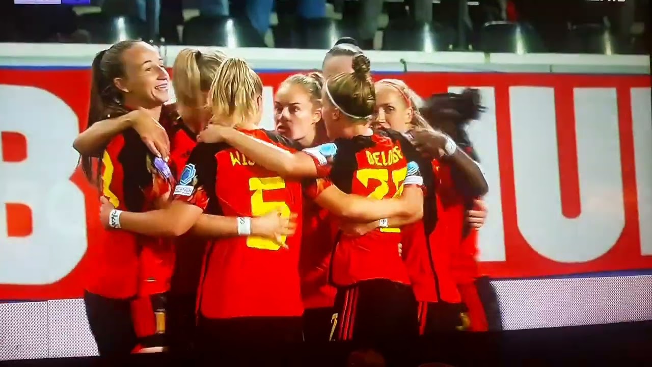 Jassina Blom scores the winning Goalllll 2-1 Belgium vs Netherlands Nations league 22-9-2023.