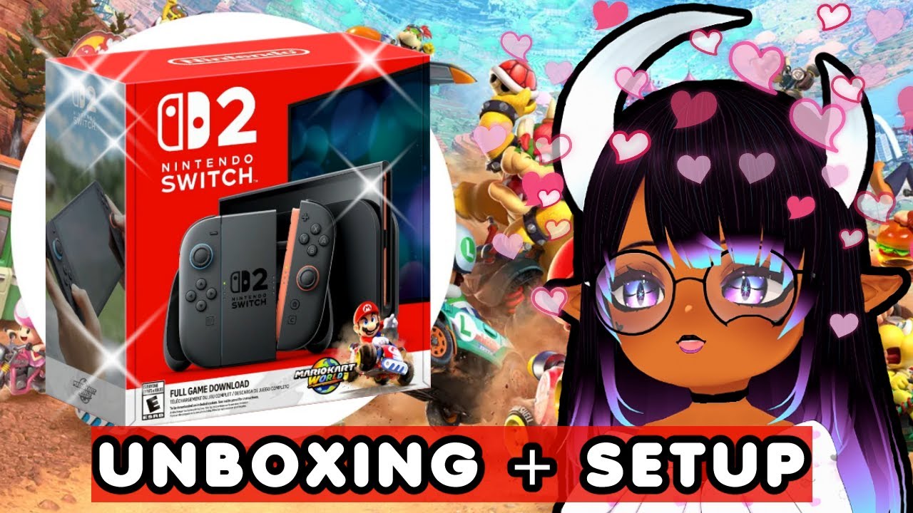 UNBOX MY NINTENDO SWITCH 2 W/ ME! 💖 | Nintendo Switch 2 Unboxing + Setup