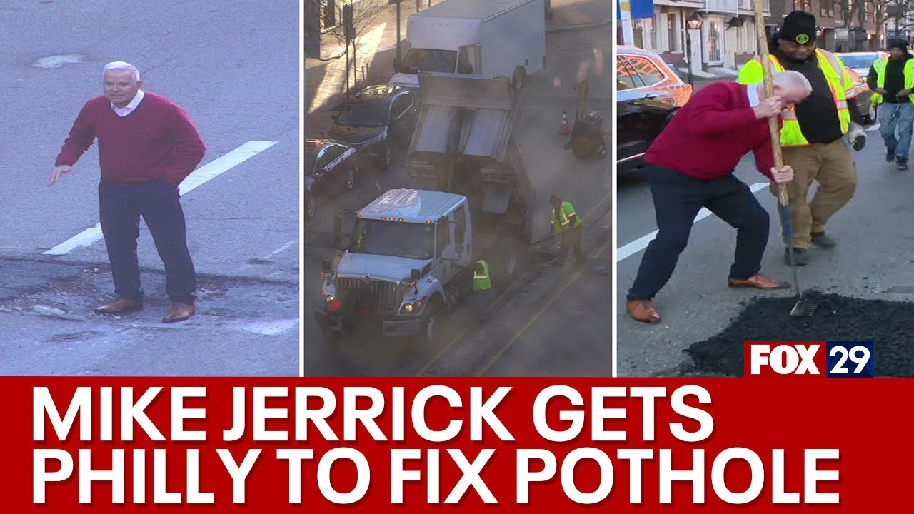 Mike Jerrick gets Philly Streets Department to fix Old City pothole