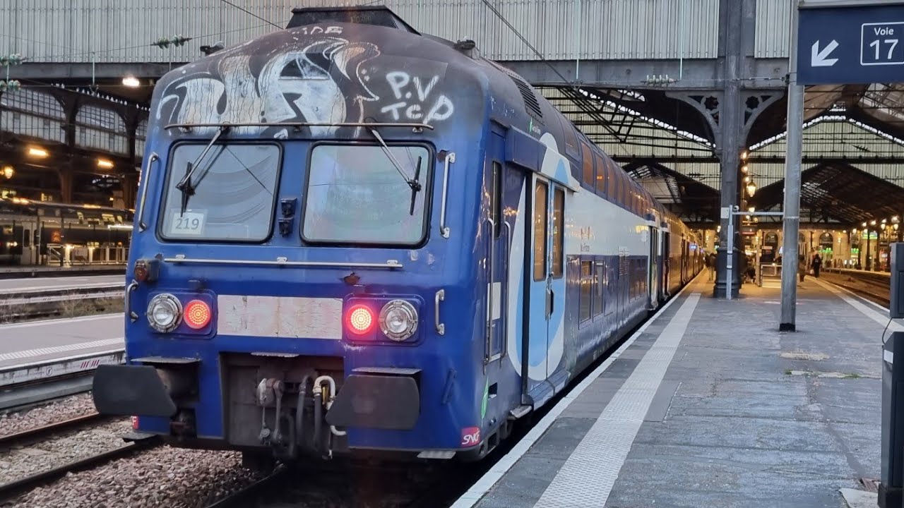 (FHD) Voyage entre Houilles Carrière Sur Seine et Paris Saint Lazare à Bord d'une VB2N de la ligne J